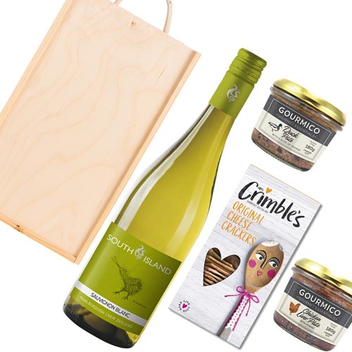 South Island Sauvignon Blanc 75cl White Wine And Pate Gift Box